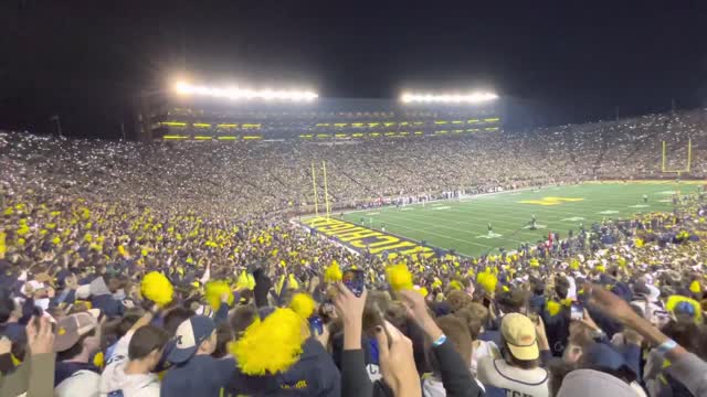 Mr. Brightside Light Show - Michigan vs. Michigan State