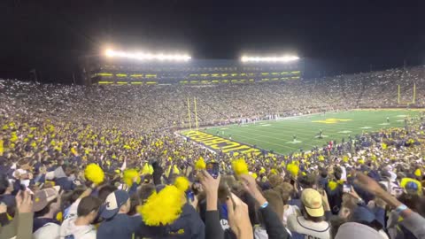 Mr. Brightside Light Show - Michigan vs. Michigan State