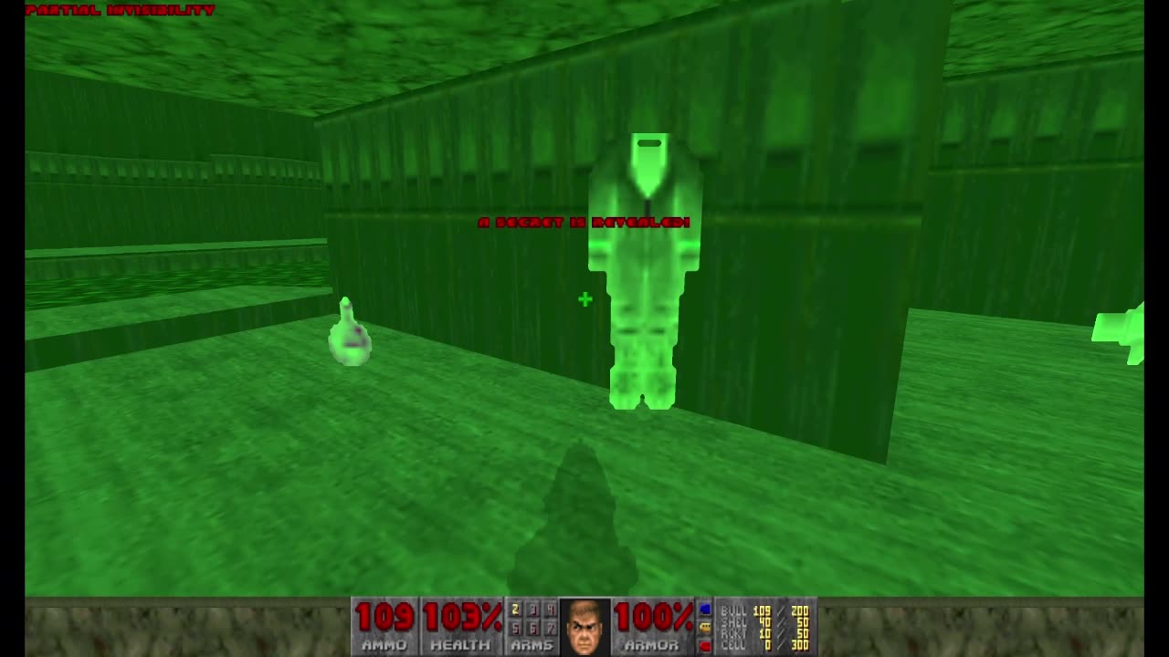 Final Doom - Knee-Deep in the Dead - Central Processing (E1M6) - All secrets