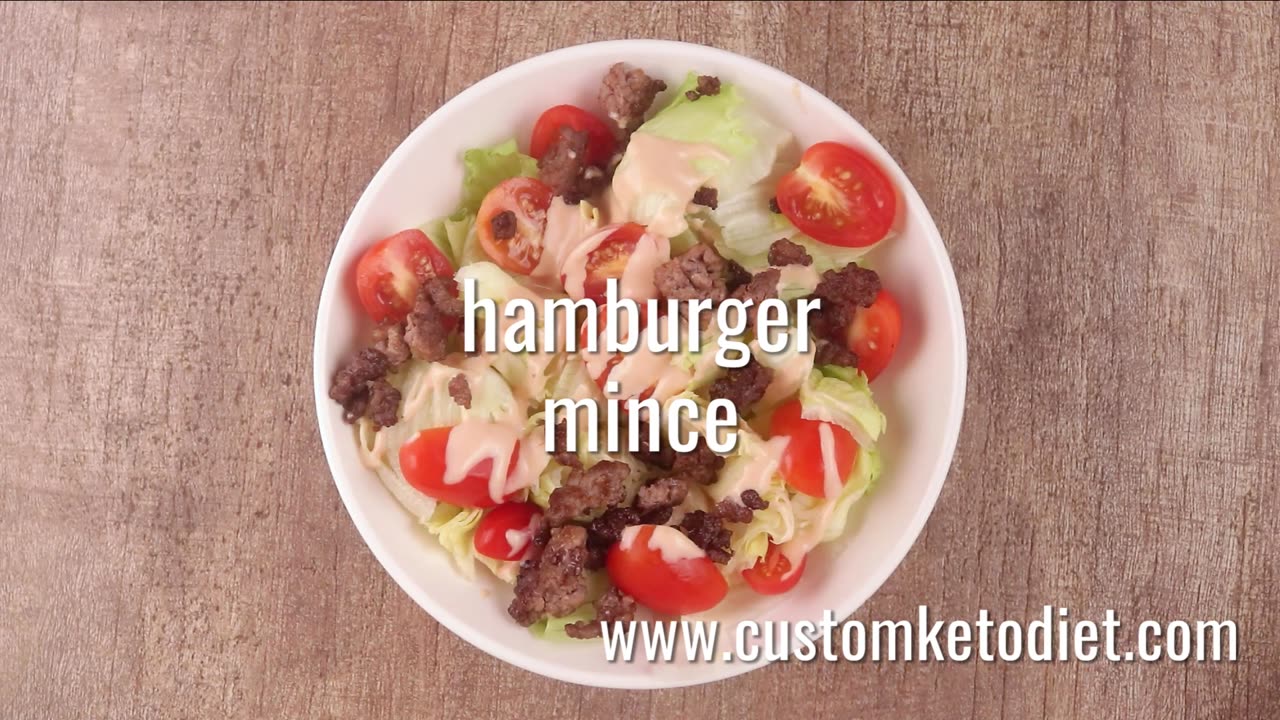 Keto Smoky Cheeseburger Salad 🥗🍔 | Low-Carb, Flavor-Packed & Satisfying!