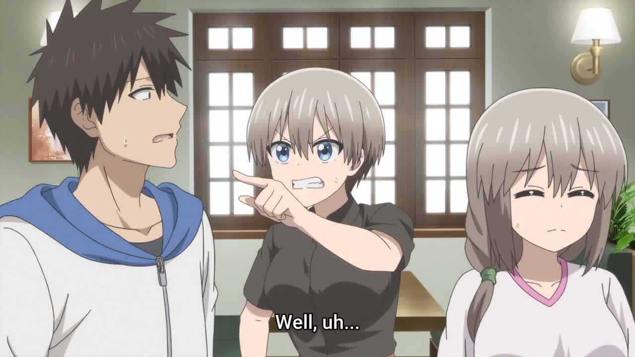 How come you're okay doing that with my mom_ Uzaki being jealous