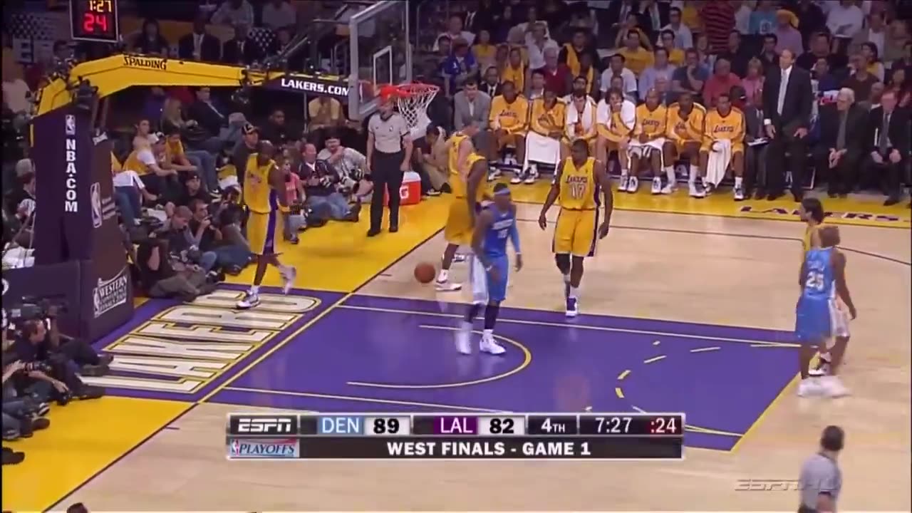 NBA Classic | Lakers vs Memphis | Kobe & Carmelo duel