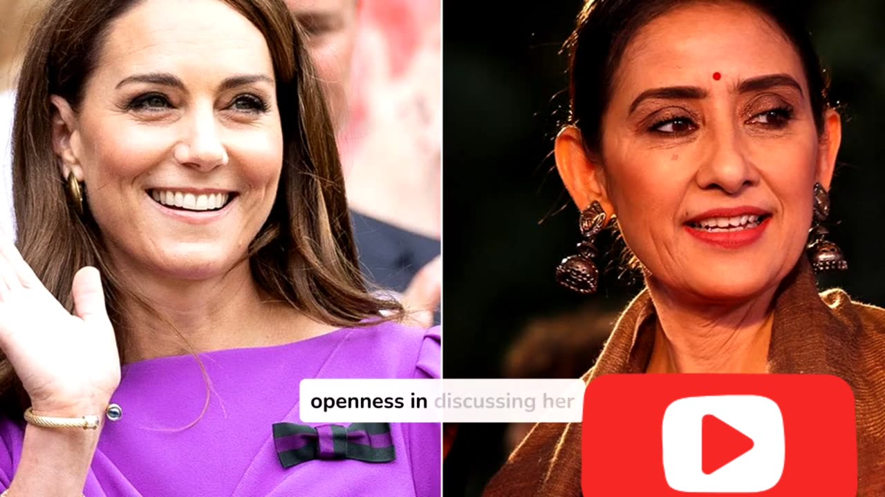 "Kate Middleton's Touching Letter to Manisha Koirala on Her Cancer Recovery"