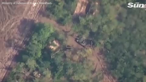 Russia destroys Ukrainian tanks and weapons with kamikaze drones