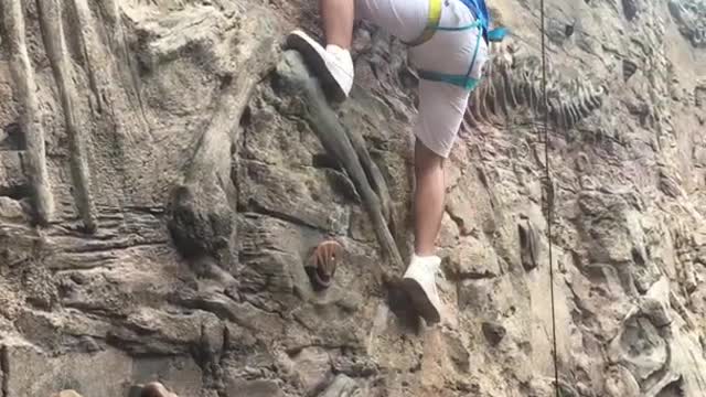 Amber Rock Climb @ Universal Studios Sentosa Singapore