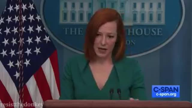 Jen Psaki deflection on her comments on Biden being soft on crime 1/31/22