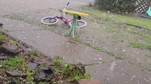 Cheering On a Massive Hailstorm