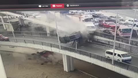 Oh my God! Plowing cars!