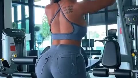 Gym girl look sexy