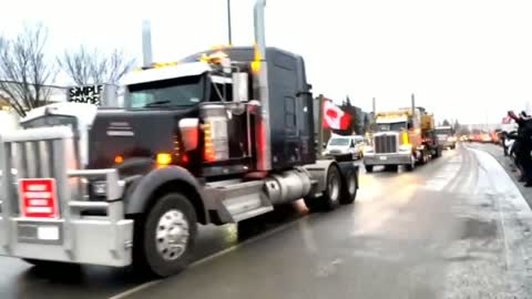 Freedom Convoy fuck Justin Trudeau
