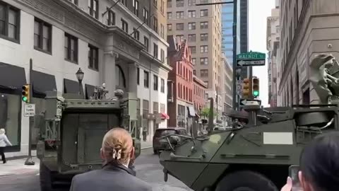 Philadelphia - Military Is Strategically Placing Equipment All Over The Country