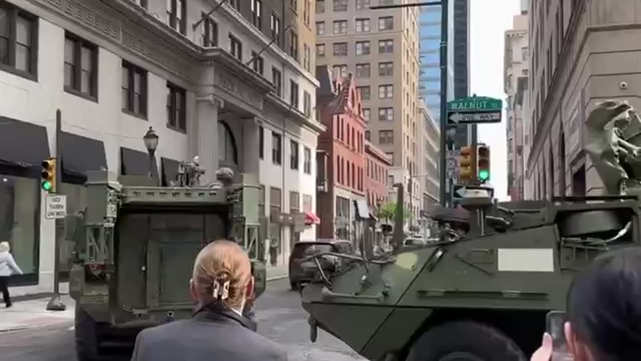 Philadelphia - Military Is Strategically Placing Equipment All Over The Country