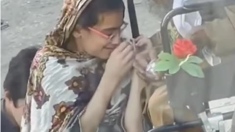 This video broke my heart. May Allah bless this daughter with father's shadow and good luck.