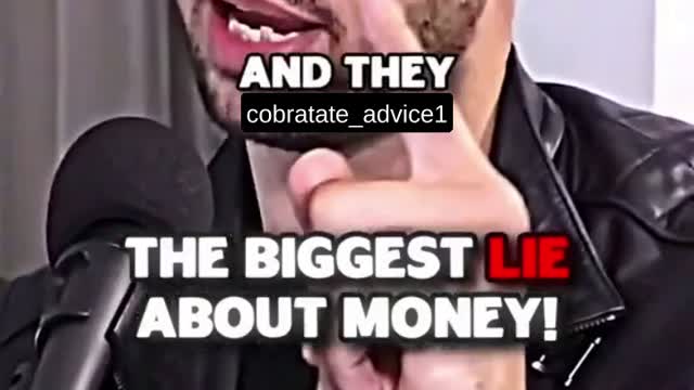 THE BIGGEST LIE ABOUT MONEY