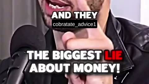 THE BIGGEST LIE ABOUT MONEY