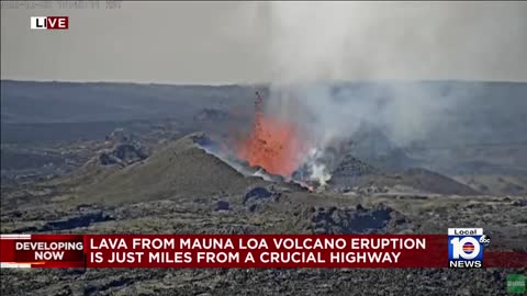 Mauna Loa volcano's eruption continues