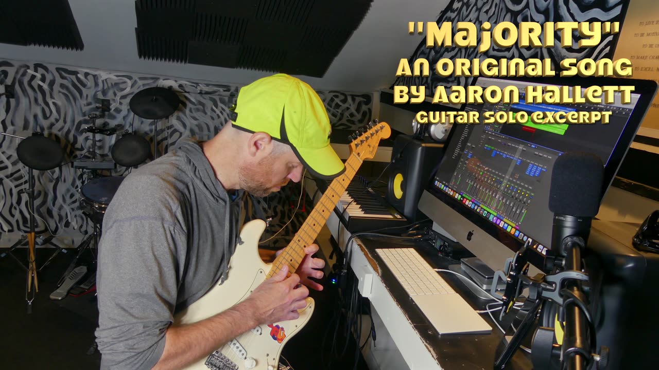"Majority" an Original Song by Aaron Hallett Guitar Solo Excerpt