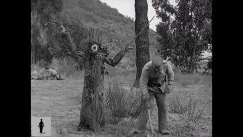 Disguised as a tree ( Shoulder Arms ) Charlie Chaplin | Celebraty World