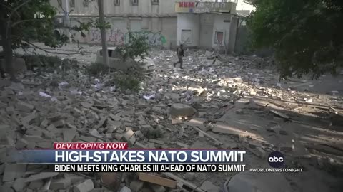 Biden makes stop in London before high-stakes NATO summit l WNT