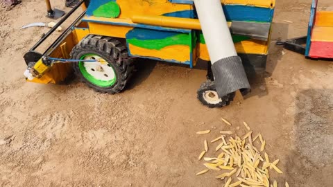 top the most creative science project ｜｜ mini harvester machine ｜｜ @Mini Creative ｜｜ @Keepvilla