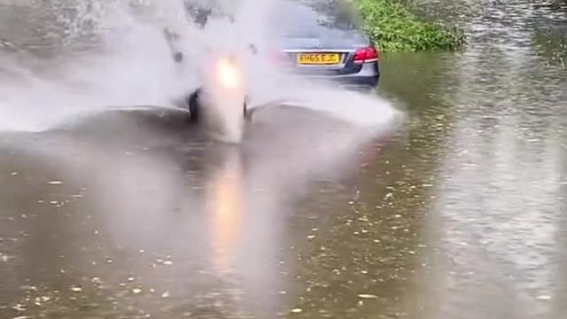 This is the most off-roading he will ever do.