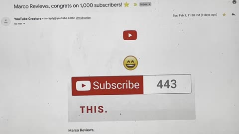 YouTube stops the subscribers count at 1000 #reviews