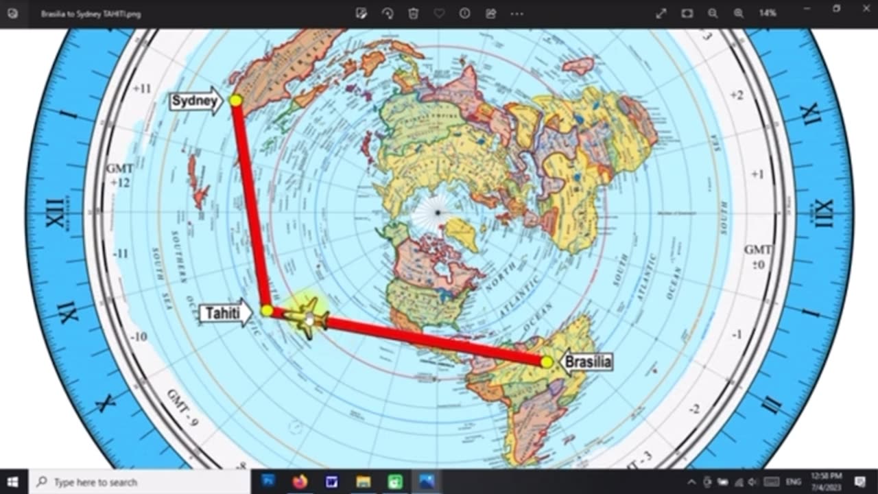 BREAKING NEWS: Another Flight Route Proving FLAT EARTH
