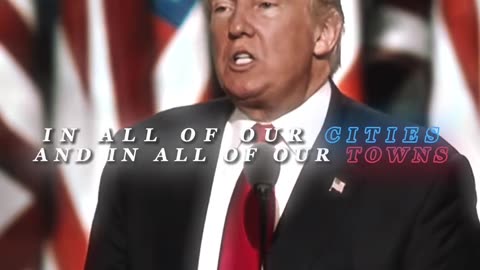 President Trump - Tonight I make this promise