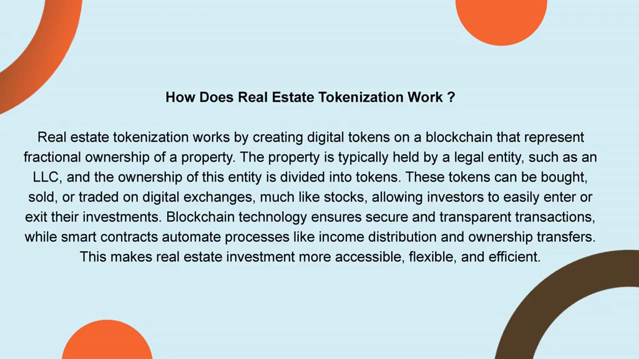 The Beginner's Guide for Real EstateTokenization