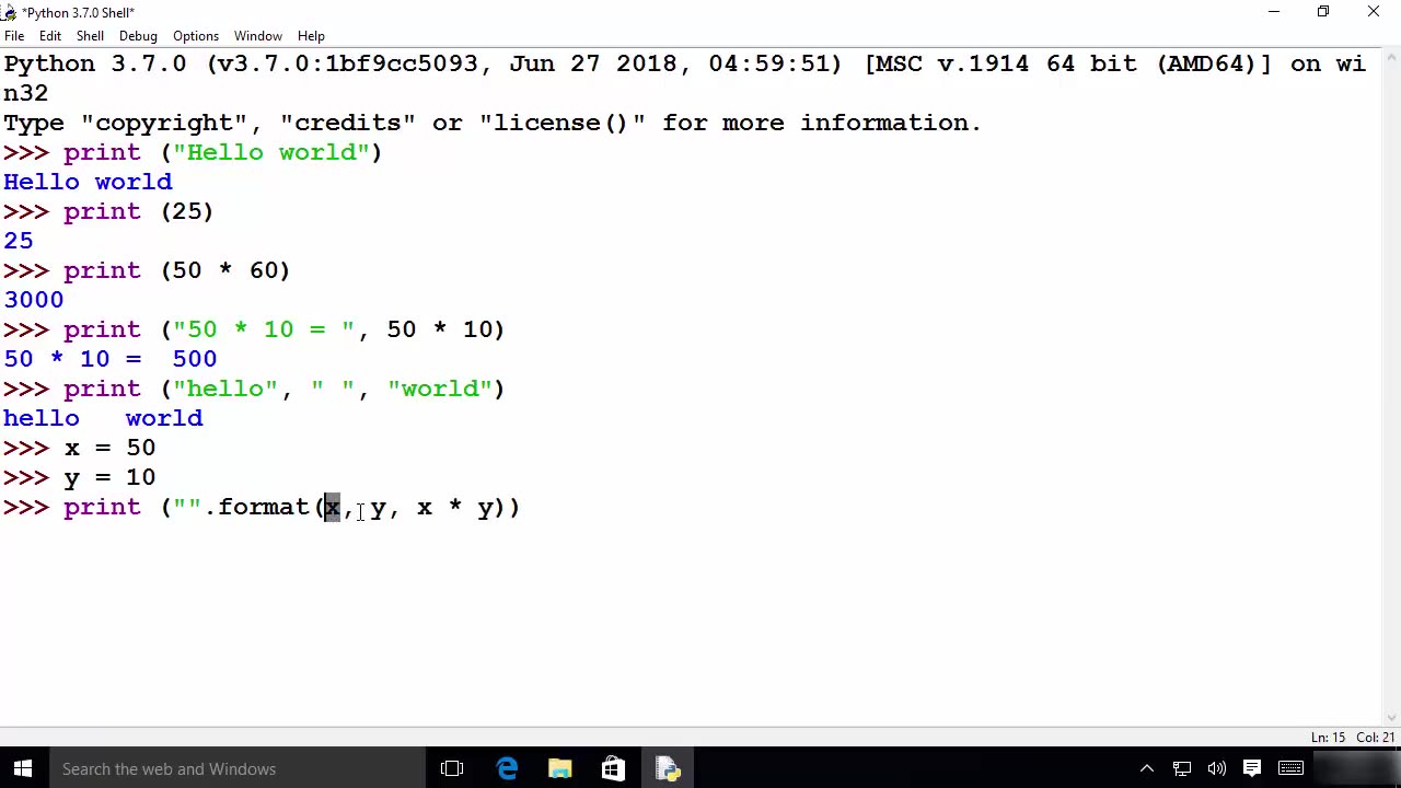 Python Tutorial for Beginners 5 - Python print() and input() Function