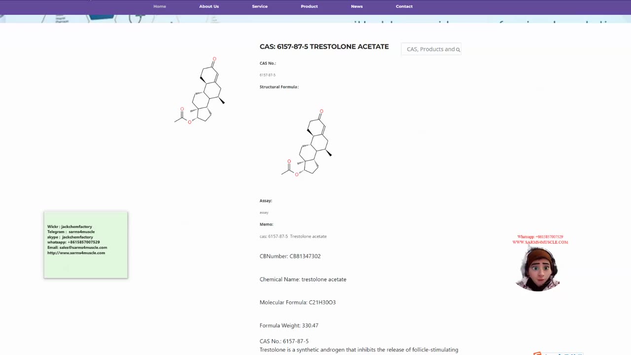 trestolone acetate CAS: 6157-87-5