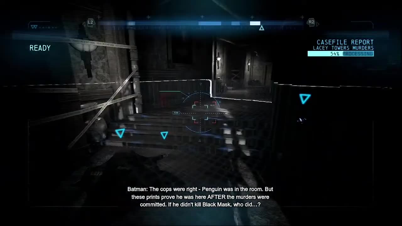 Batman: Arkham Origins - Solve the Crime Scene Inside Lacey Towers