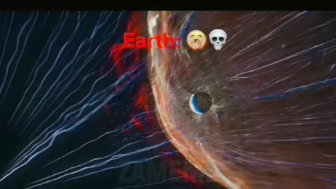 Sun radiation vs earth magnetic field