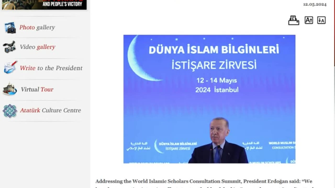 Erdoğan has taken upon himself the authority to declare mobilization & a state of war against Israel