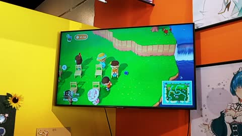 In-Game Animal Crossing Musical Chairs @ Otaku Detroit