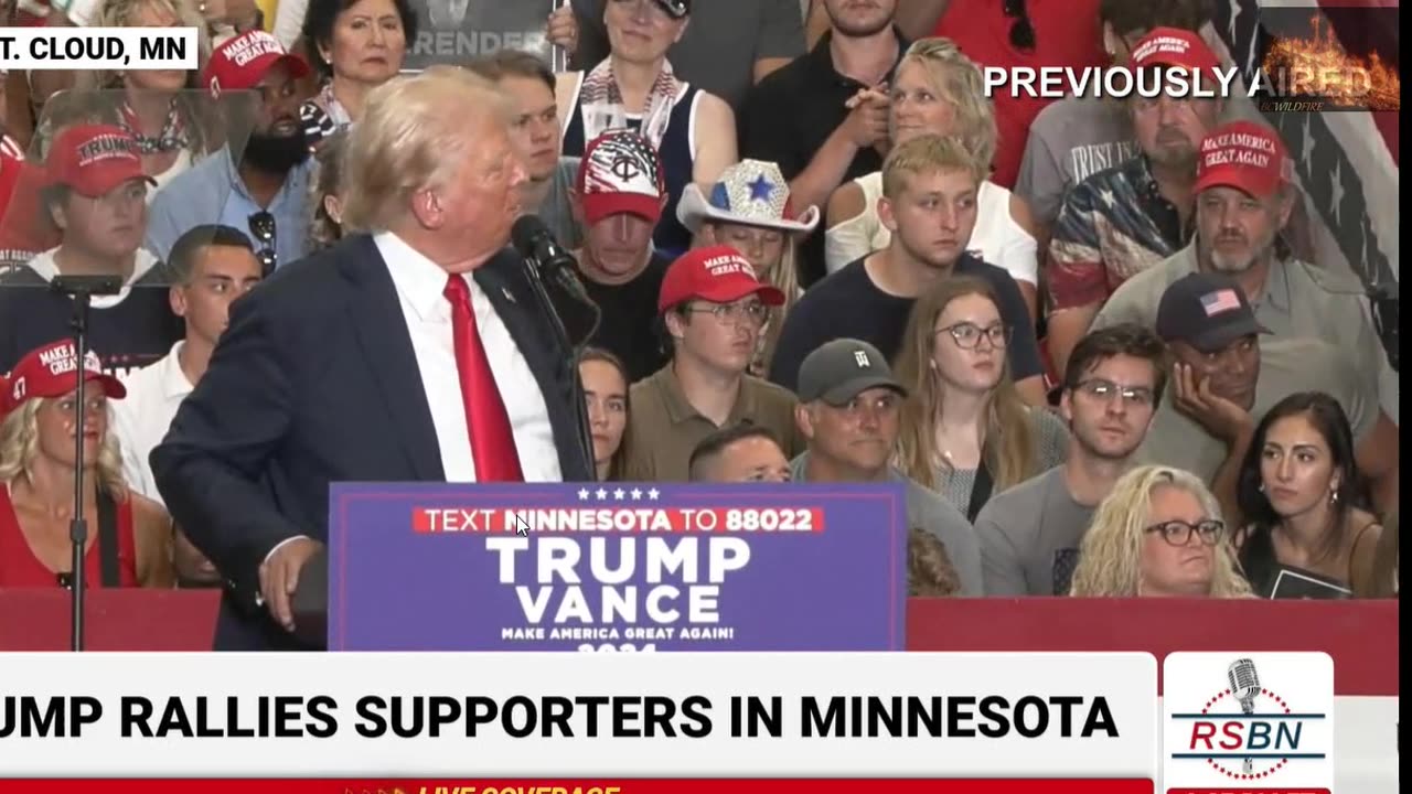 President Trump Rally St. Cloud, Minnesota July 27, 2024