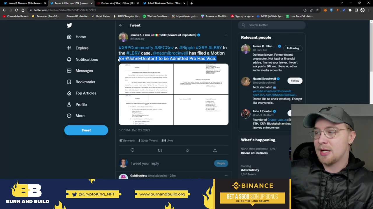 RIPPLE XRP INSANE LAWSUIT UPDATE! SEC HAS LOST IT!