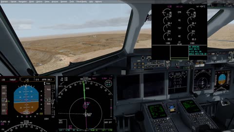 Perth YPPH - Alice Springs YBAS Approach Landing 717 P3D IVAO