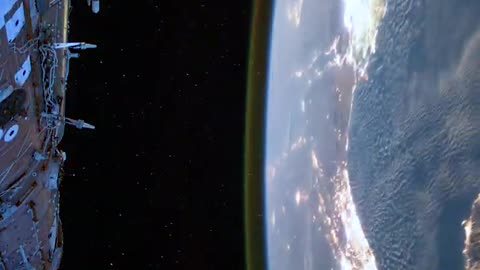 Milky way from International Space Station