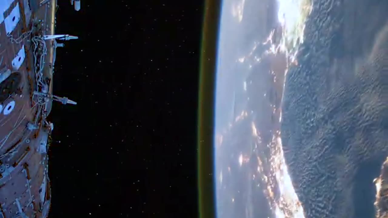 Milky way from International Space Station