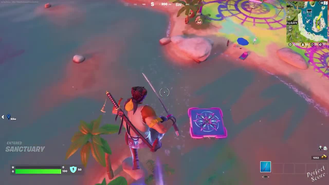 Bounce on 3 Separate Crash Pads Without Landing - Fortnite Quests