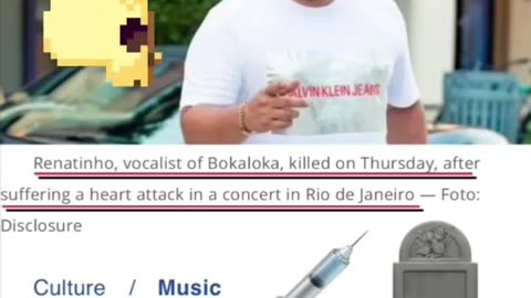 Famous Brazalian vocalist gets covid jab and then dies from heart attack