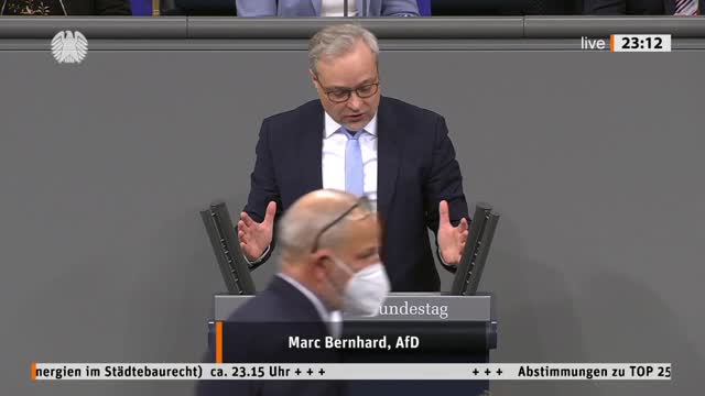 Marc Bernhard Rede vom 01.12.2022 (2) - Erneuerbare Energien im Städtebaurecht