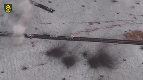 Minus a large column of Ru. hardware near Krasnohorivka, Donetsk region.