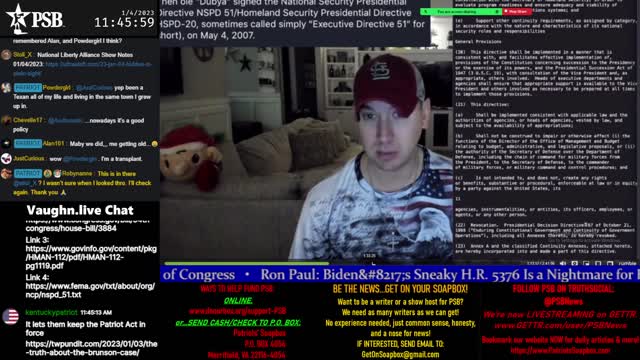 2023-01-04 11:00 EST - Common Law Civics: with Gerard of National Liberty Alliance