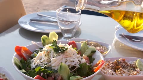 Mediterranean magic food and life style, longevity is proven