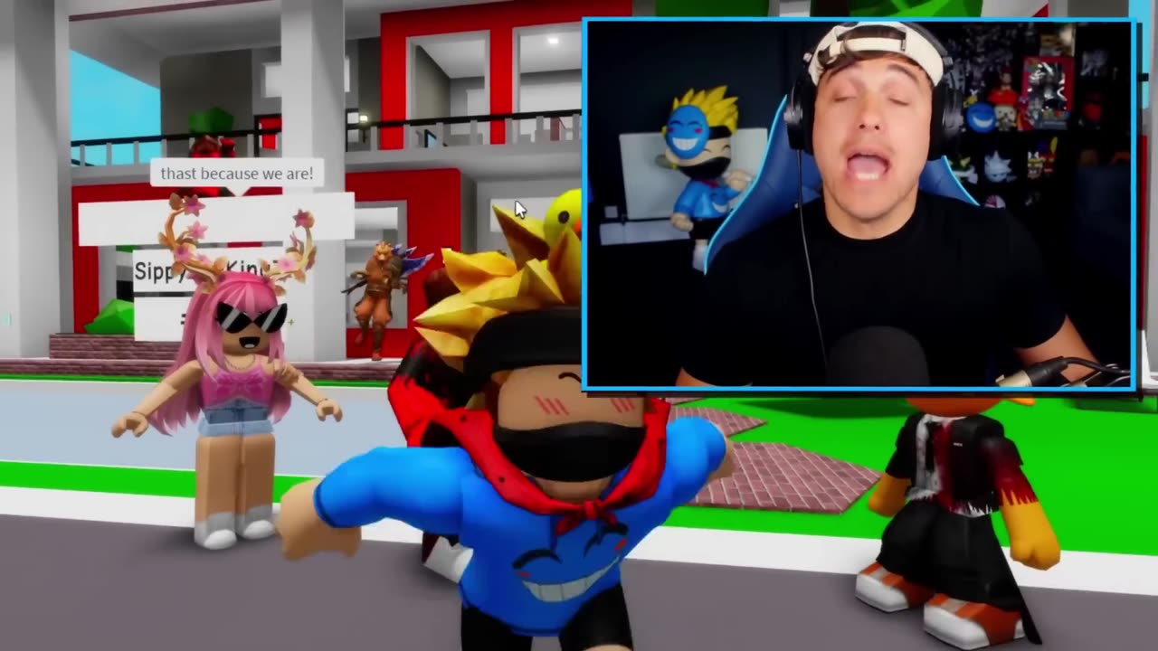 SUPERHERO vs SUPERVILLAIN WAR in Roblox BROOKHAVEN RP!!