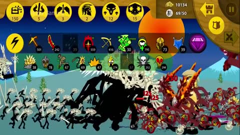 SUMMON ALL SKIN FINAL BOSS VAMP DRACULA | STICK WAR LEGACY MODE