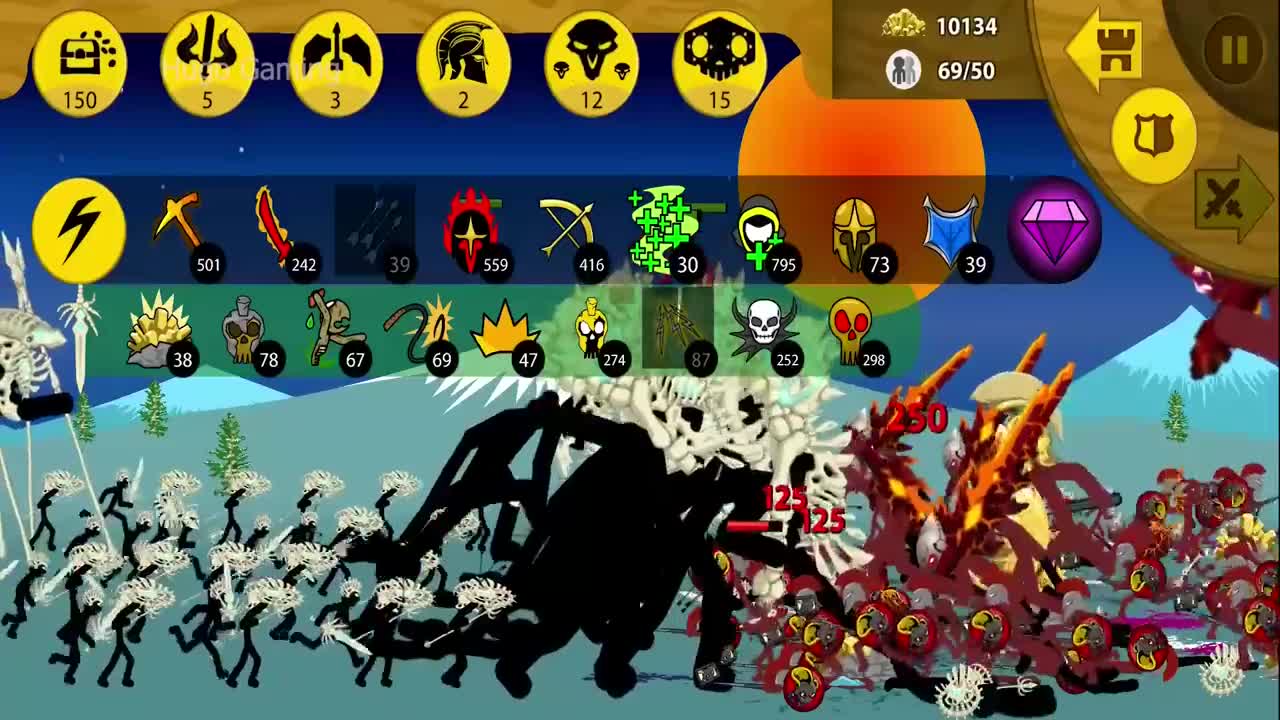 SUMMON ALL SKIN FINAL BOSS VAMP DRACULA | STICK WAR LEGACY MODE