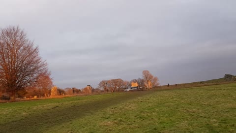 Avebury. Standing stones ..sunset.